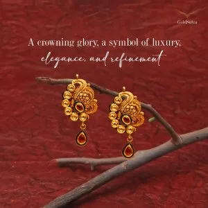 Glamorous gold earrings – perfect for every occasion