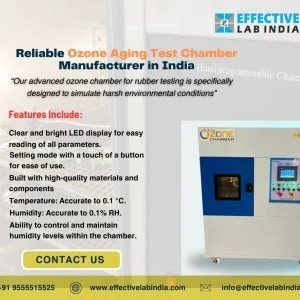Reliable ozone aging test chamber manufacturer in india