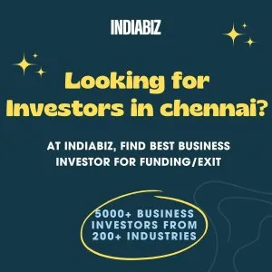 Business investors in chennai for funding/exit