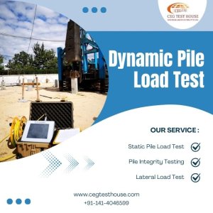 Dynamic pile load test | ceg test house