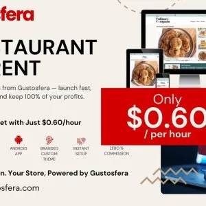 Rent an online restaurant for just $060/hour 0% commission