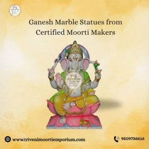 Ganesh marble statues from certified moorti makers