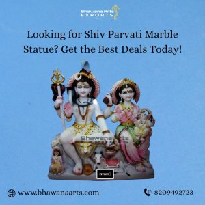 Looking for shiv parvati marble statue? get the best deals today