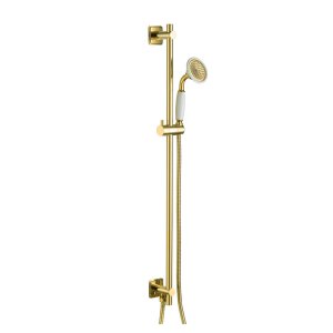 Gold shower rail