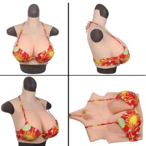 Begin your crossdressing journey fake breasts available