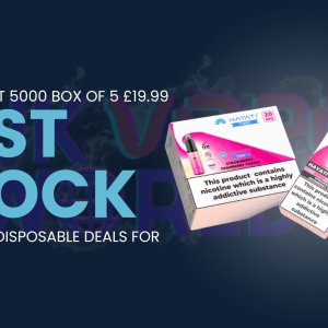 Hayati twist 5000 puff vape – box of 5 – clearance stock