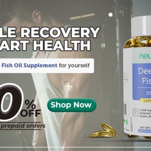 Premium omega-3 fish oil for heart & brain
