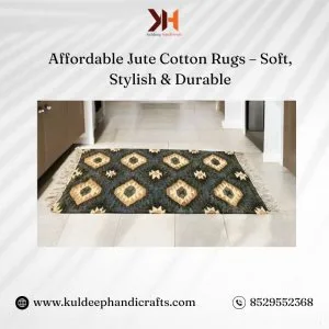 Affordable jute cotton rugs – soft, stylish & durable