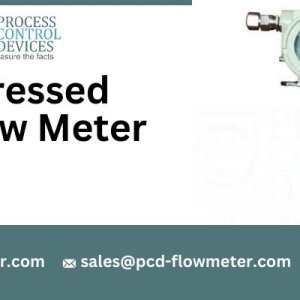 Compact digital flow meter for compressed air systems