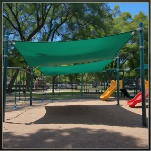 Trinqet 5x5mt large garden shade net sun protection sails