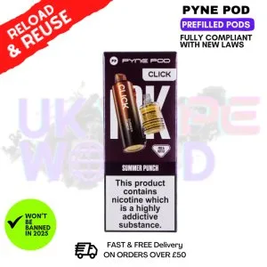 Pyne pod click replacement pods no leaks bold flavour pocket fit