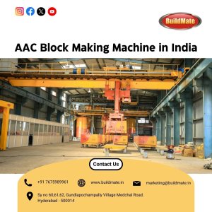 Aac block making machine in india | +91 76759 89961 | buildmate