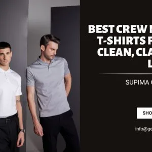Best crew neck t-shirts for a clean, classic look | supima cotto