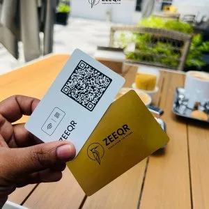 Zeeqr nfc business card