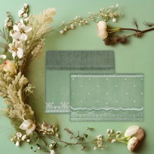 All in one wedding invitations | convenient and elegant designs