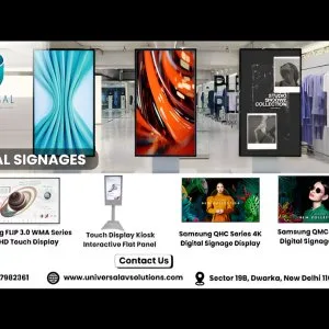 Best digital signages display in india | universal av solutions