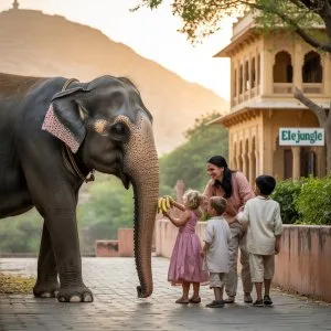Plan a visit to elephant village jaipur for an ethical elephant