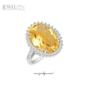 Jewelpin’s wholesale natural silver gemstone rings for women 