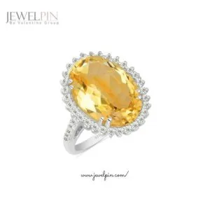 Jewelpin’s wholesale natural silver gemstone rings for women 