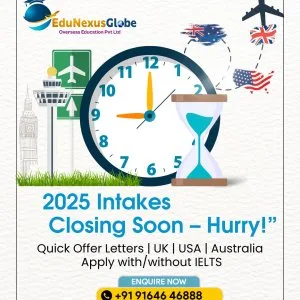 Edunexus globe 2025 intakes – closing soon