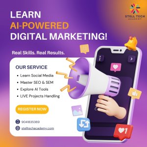 Ai powered digital marketing course | stell tech academy