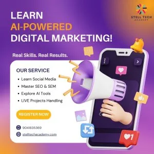 Ai powered digital marketing course | stell tech academy