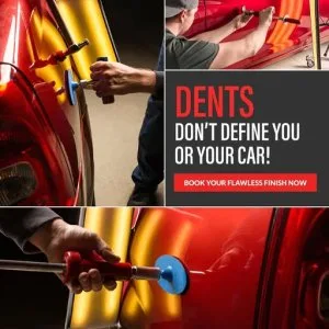 Revive your car’s elegance with premium dent and paint work at w