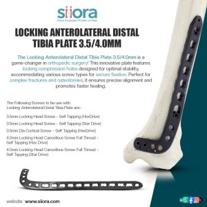 Locking anterolateral distal tibia plate 35/40 mm