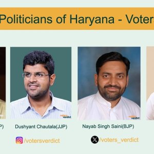 Top politicians from haryana - voters verdict