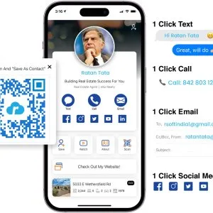 Digital business visiting cards|create, customize & share with r
