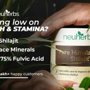 Shilajit resin for strength, endurance & libido