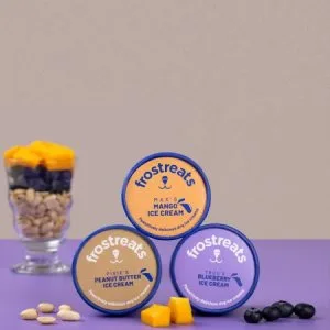 Dog ice cream near me by frostreats is a safe and cool treat for