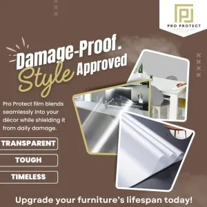 High-quality protective films for furniture