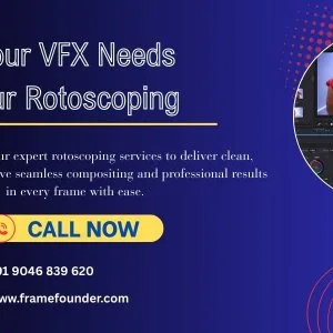 Expert rotoscoping services for animation studios