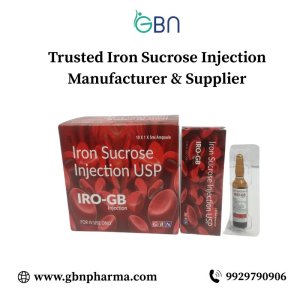 Trusted iron sucrose injection manufacturer & supplier