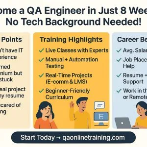 Become a qa engineer in just 8 weeks – no tech background needed