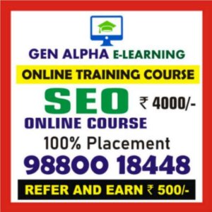 Gen alpha e-learning | online seo course | salary 50 k per 8018