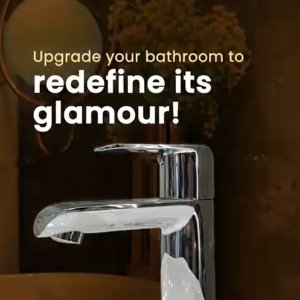 Viva single lever basin mixer – sleek bathroom faucet for modern