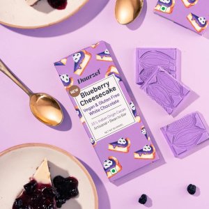 Indulge in vegan blueberry cheesecake bliss