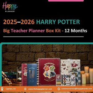 Harry potter teacher planner box kit 2025–2026 – big size