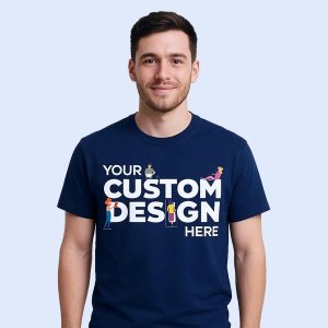 Cotton t-shirts - round neck cotton t-shirts for men