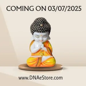 Handcrafted baby monk figurine – baby monk showpiece from dna e-
