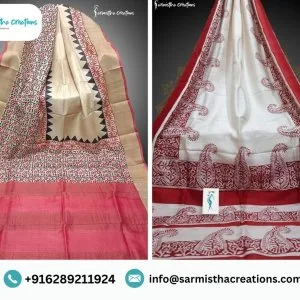 Shop pure tussar saree online – sarmistha creations