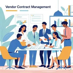 Vendor contract management system