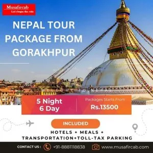 Gorakhpur to nepal tour package cost