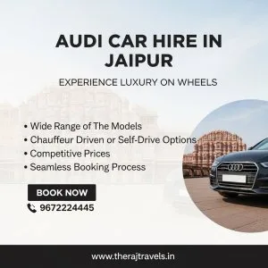 Luxury audi car hire jaipur at best price