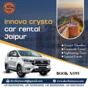 Innova car hire in jaipur