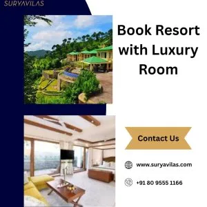 Book resort with luxury room