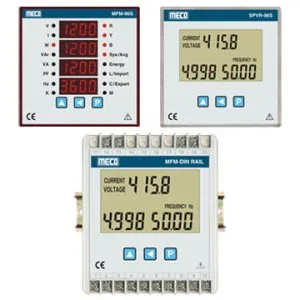 Din rail 3 phase power meter – compact & accurate