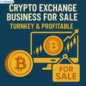 Crypto exchange business for sale – turnkey & profitable